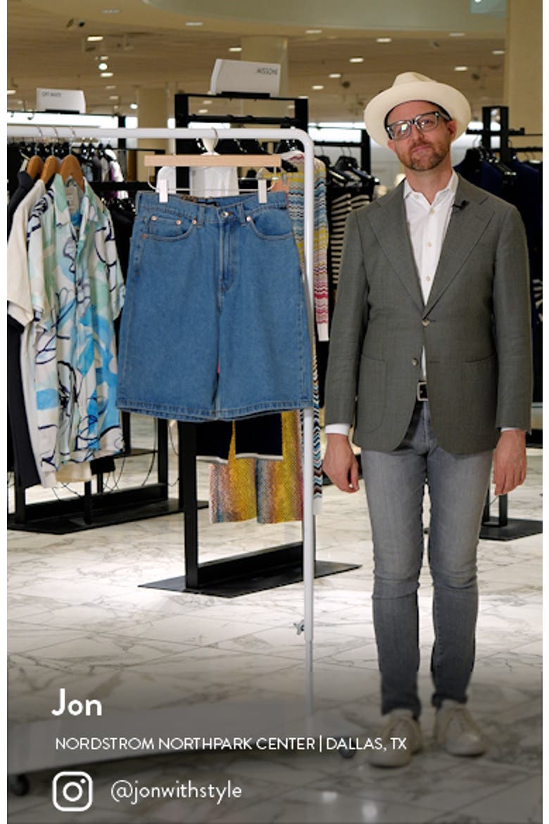 Check-5 Baggy Denim Shorts video