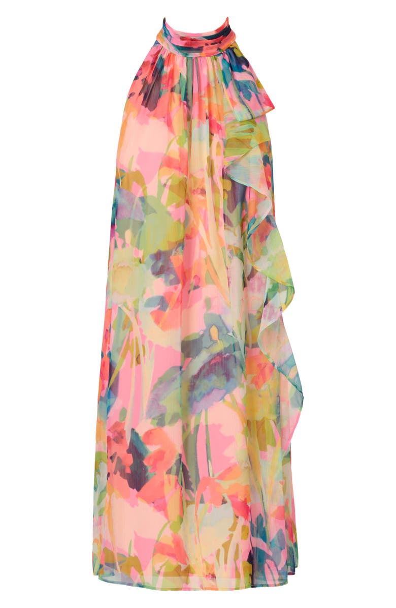 Adrianna Papell Floral Print Sleeveless Shift Dress, Alternate, color,