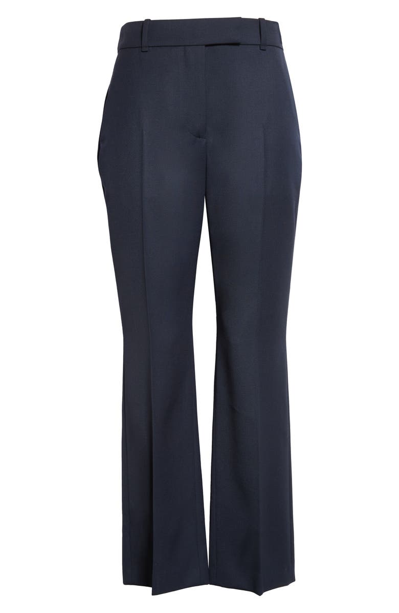 McQueen Wool Cavalry Twill Straight Leg Pants, Alternate, color, Navy