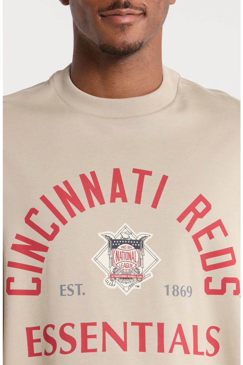 x MLB Cincinnati Reds Merch Cotton Graphic T-Shirt, Alternate, color, SEAL