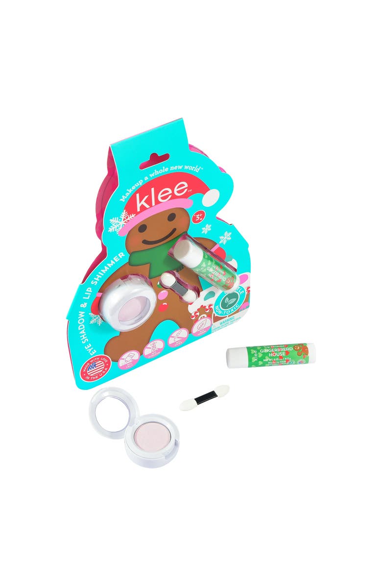 Klee Naturals Snowflake Shimmer - Kids' Holiday Eye Shadow and Lip Shimmer Set, Main, color, Multi