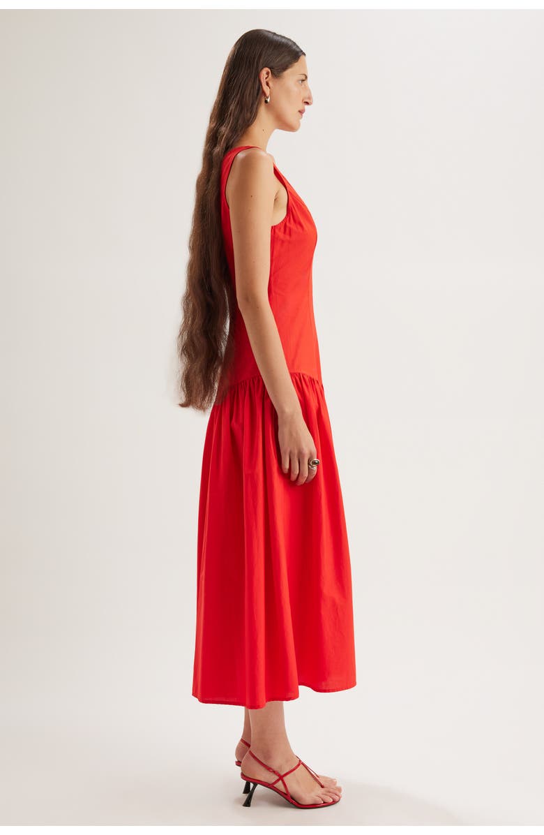 Merlette Garance Dress, Alternate, color, Cherry