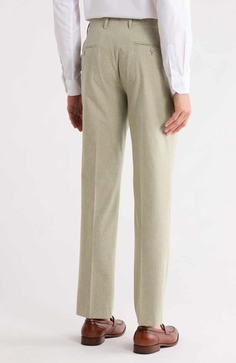 ZANETTI Trim Fit Pants, Alternate, color, Sage Green