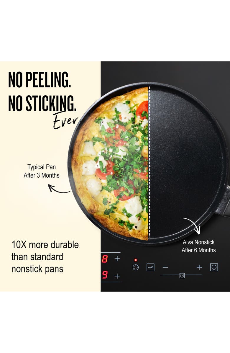 Alva Energy 11-inch Nonstick Pancake Griddle Pan, Alternate, color, Black