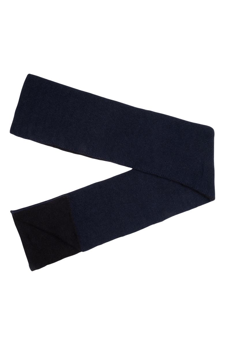 Eugenia Kim Angora Blend Scarf, Alternate, color, Navy/ Black