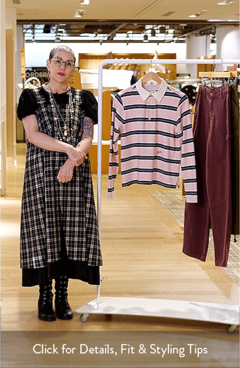 Cassia Shrunken Organic Cotton Rugby Shirt, sales video thumbnail