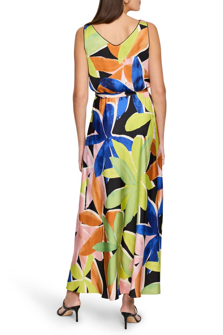 Bianca Mega Blooms Sleeveless Maxi Dress, Alternate, color, GREEN MULTI