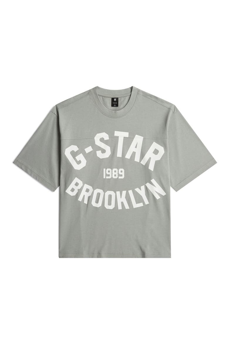 Logo Graphic T-Shirt, Alternate, color, WILD DOVE