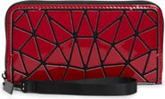 PATRIZIA LUCA Geometric Zip Around Wallet