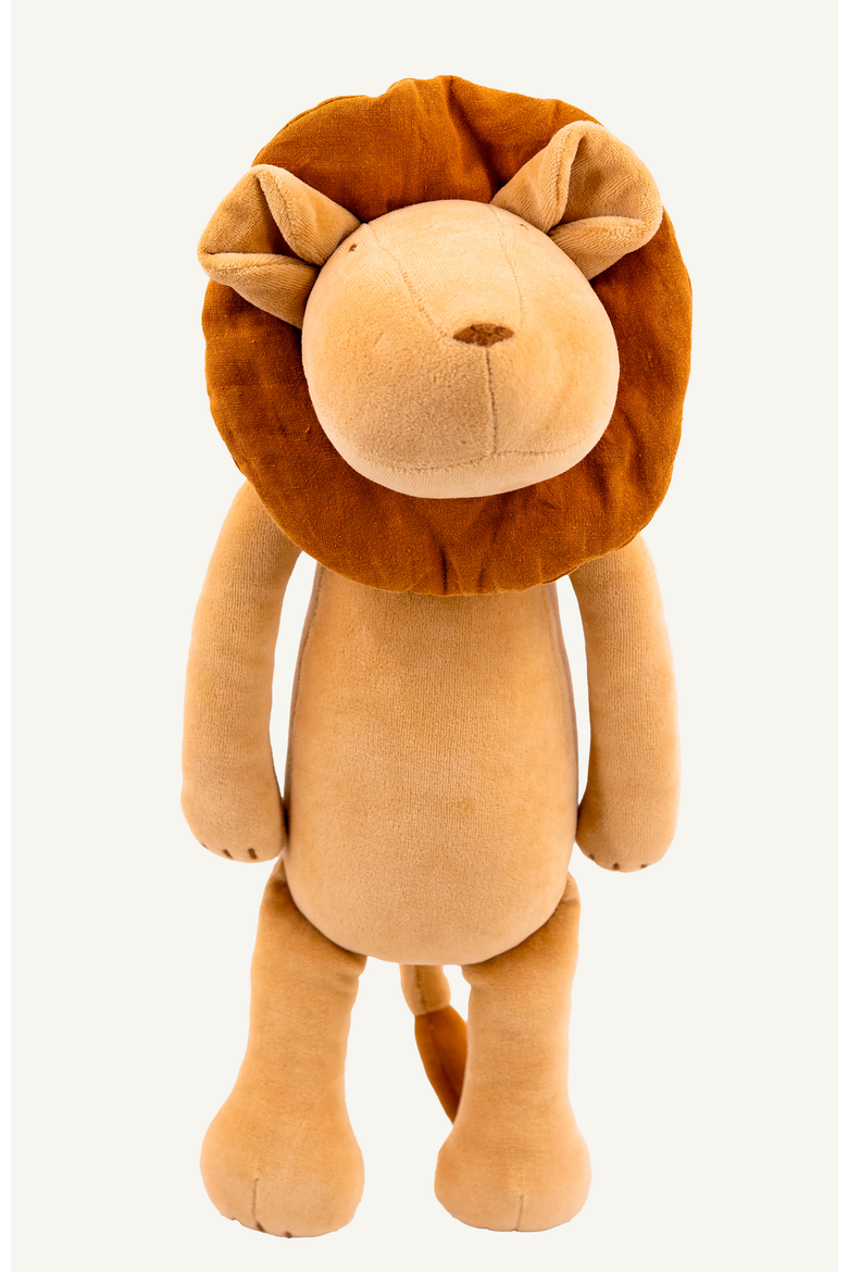 Louis, the lion stuffed animal yellow, Main, color, Yellow