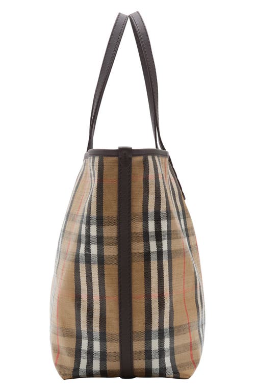 Burberry Medium Highlands Coated Canvas Tote