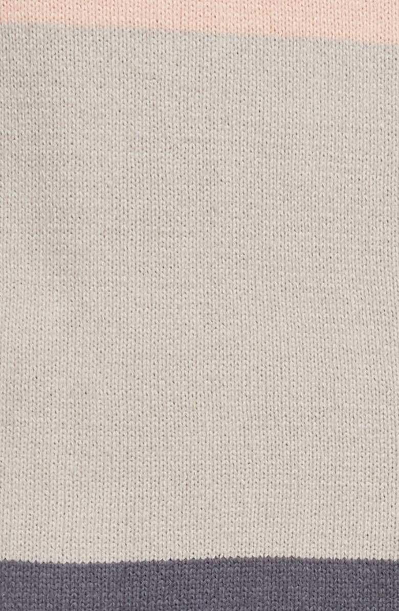 BP. Stripe Knit Throw Blanket, Alternate, color,