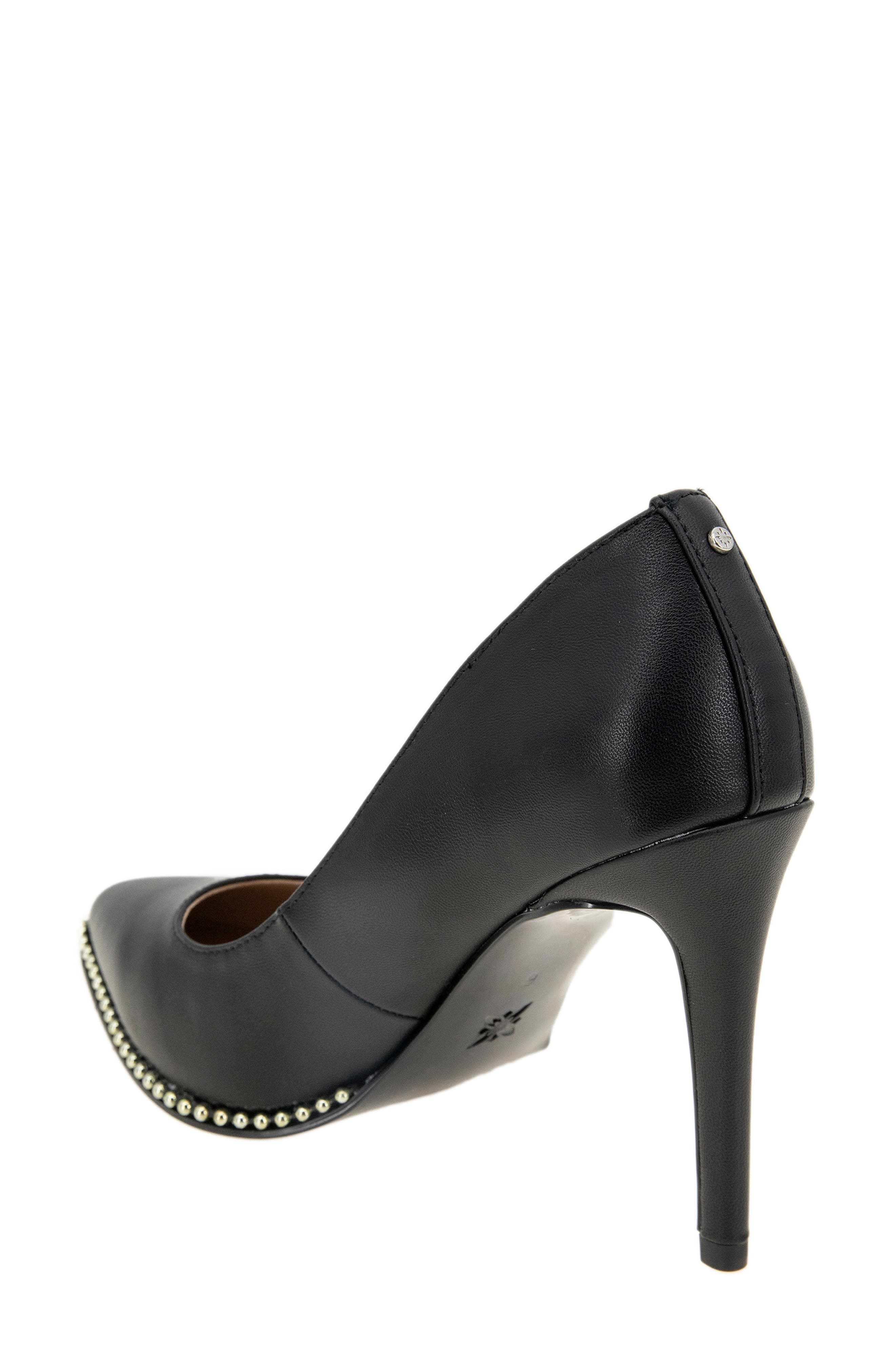 Hawti Pointed Toe Pump, Alternate, color, BLACK