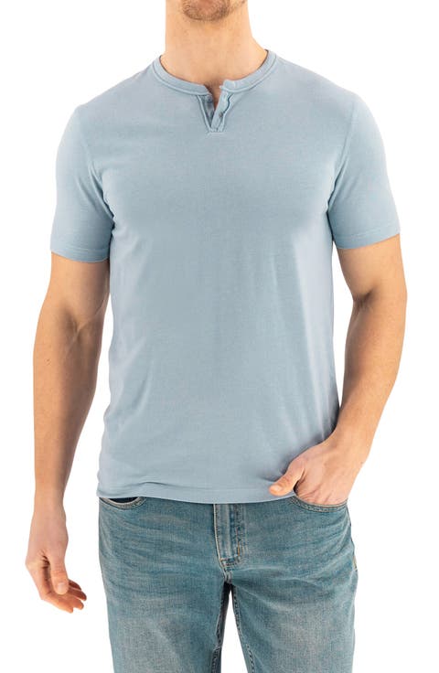 Short Sleeve Henley