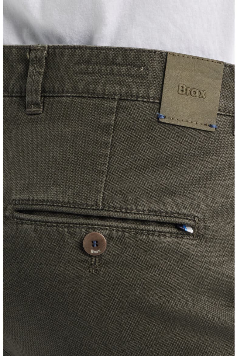 Fabio Flat Front Cotton Blend Pants, Alternate, color, OLIVE