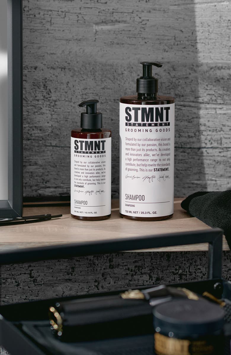 STMNT Grooming Goods Shampoo with Activated Charcoal & Menthol, Alternate, color, 