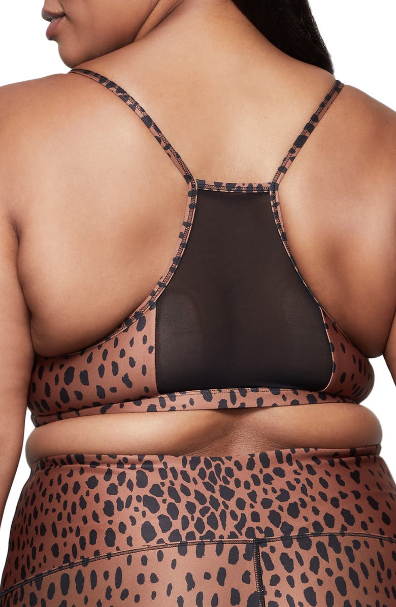 Good American Khloe Animal Bralette, Alternate, color,