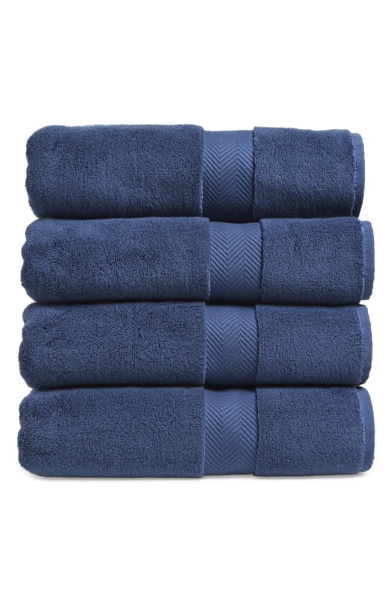 Nordstrom 4-Piece Hydrocotton Bath Towel Set, Main, color, Blue Vintage