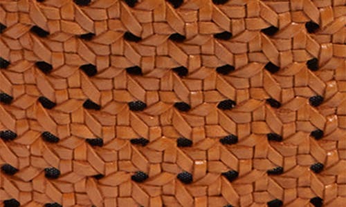 Clare V . Moyen Woven Leather Messenger Bag In Brown