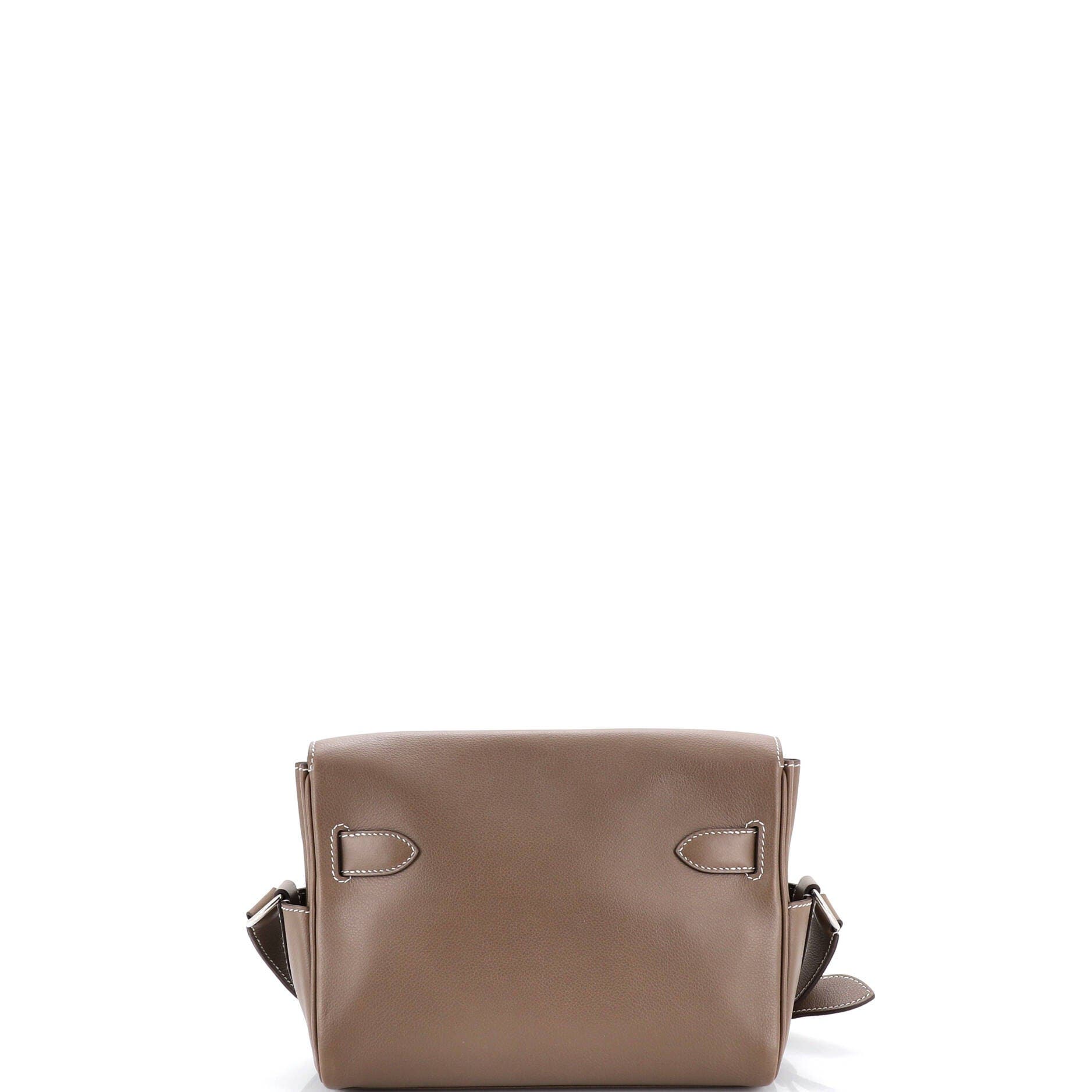 Pre-Owned Hermes Kelly Messenger Bag Evercolor PM, Alternate, color, Etoupe