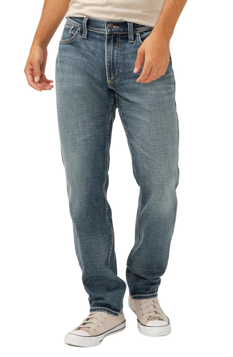 Silver Jeans Co. Eddie Athletic Fit Tapered Jeans, Alternate, color,