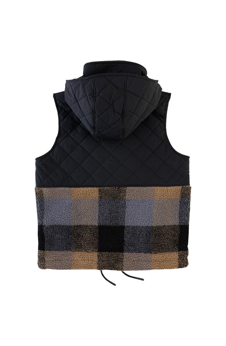 KAVU Luna Peak Hooded Vest - Women's, Alternate, color, Nightshade Plaid