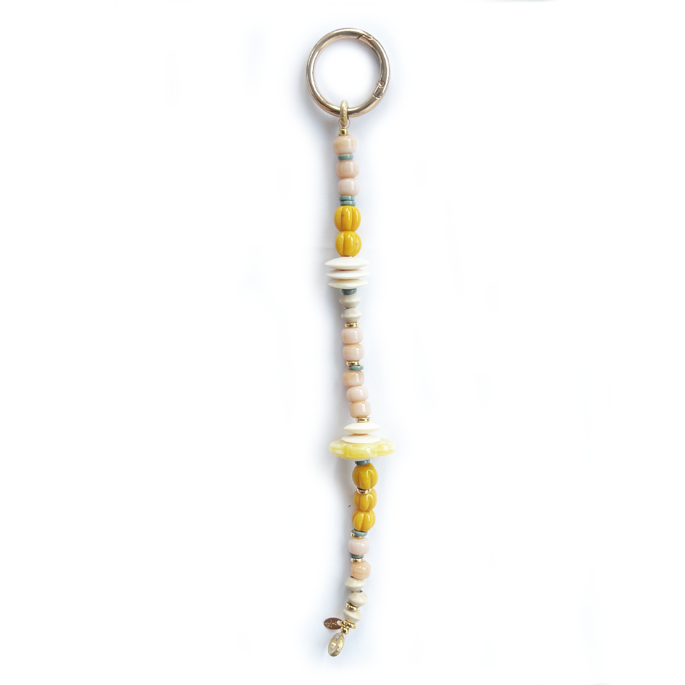 By Lilla Paradise Bagcharm, Alternate, color, Yellow