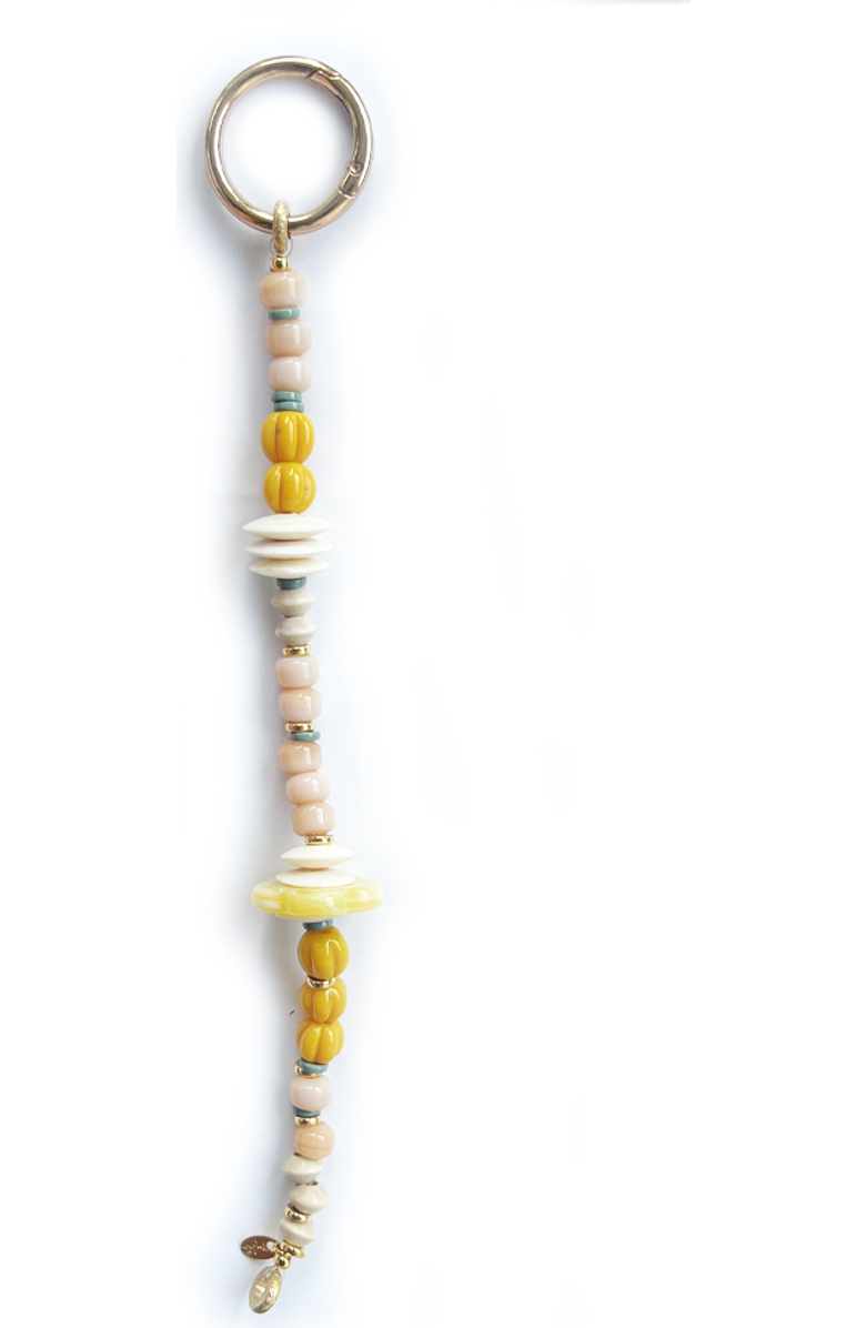 By Lilla Paradise Bagcharm, Alternate, color, Yellow