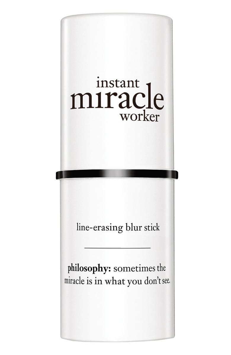 philosophy 'instant miracle worker' line-erasing blur stick, Main, color,
