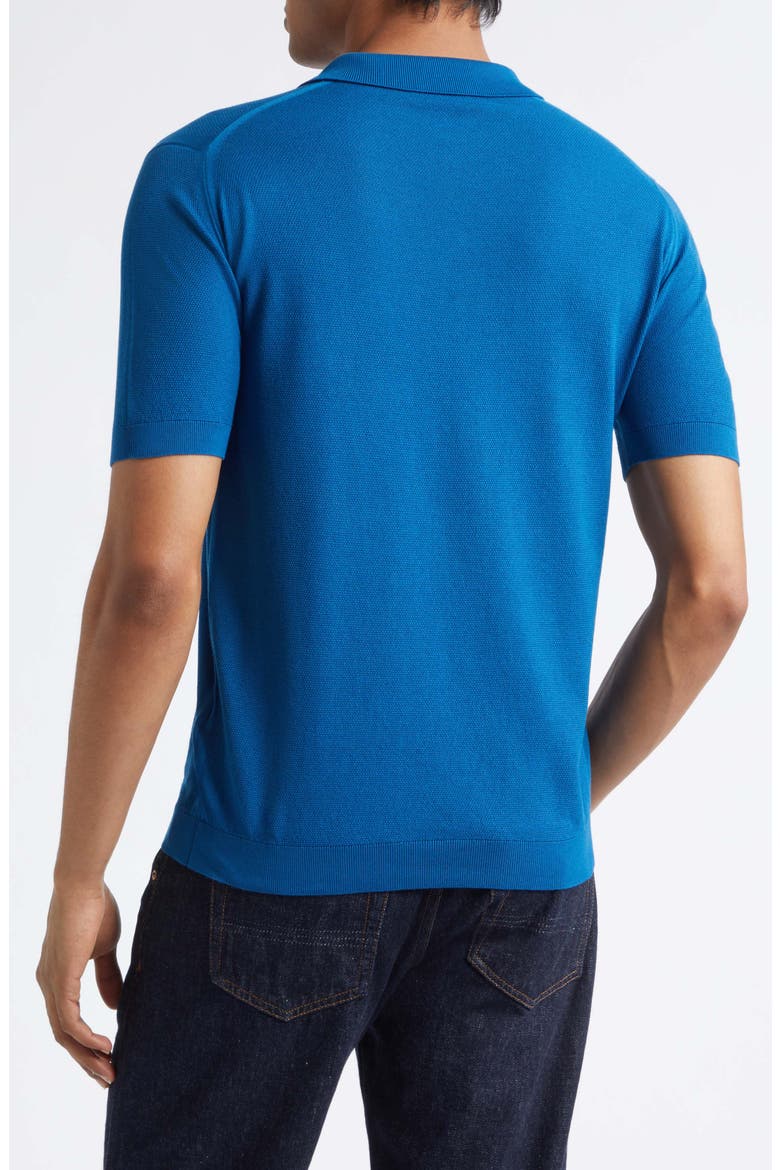 Roth Solid Sweater Polo, Alternate, color, FJORD BLUE