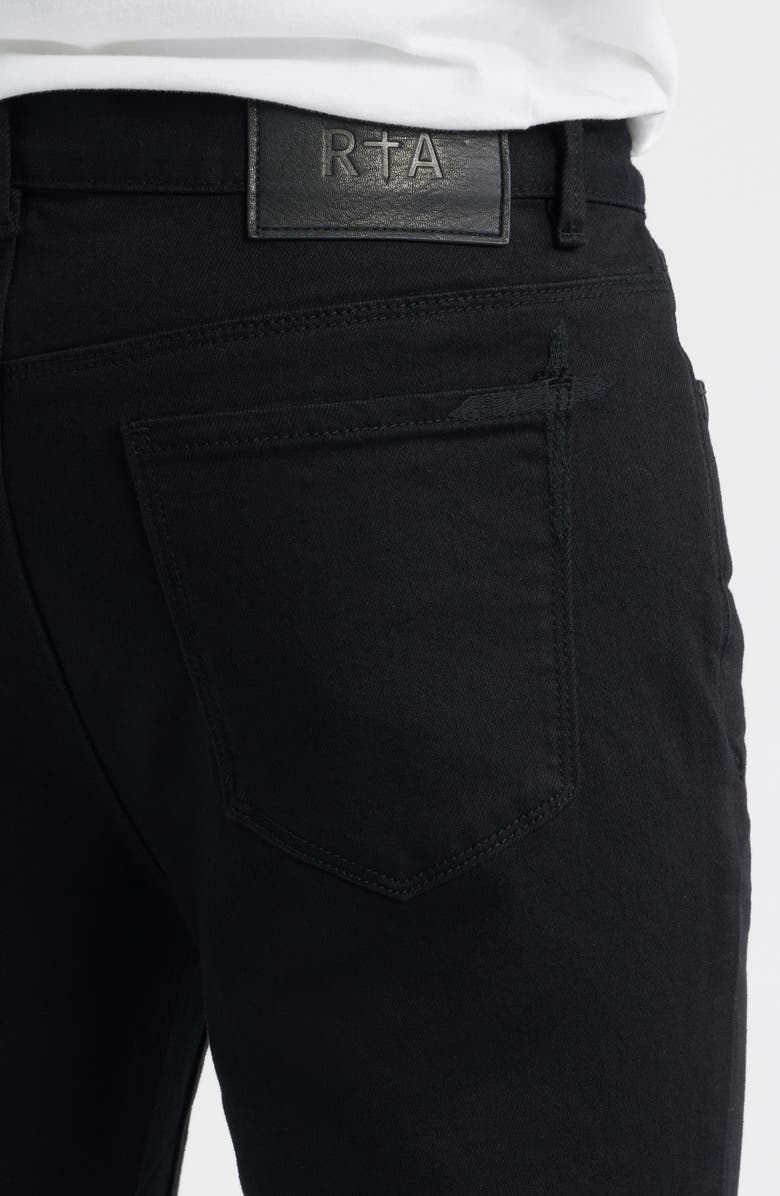 RtA Bryant Skinny Jeans, Alternate, color, Black