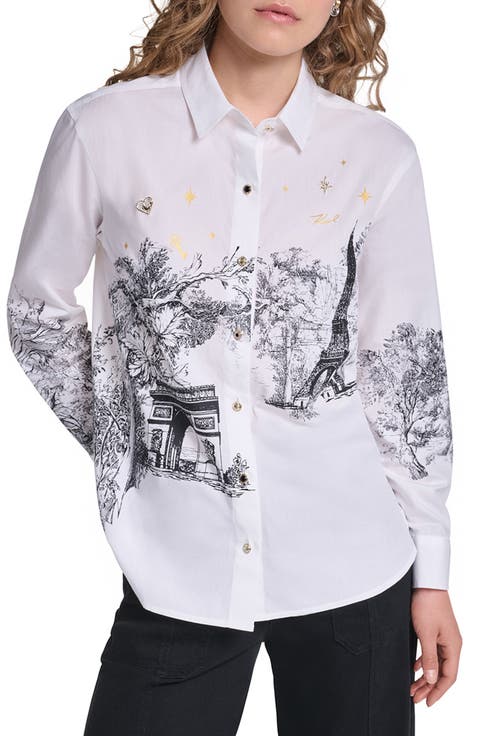 Paris Scene Graphic Shirt