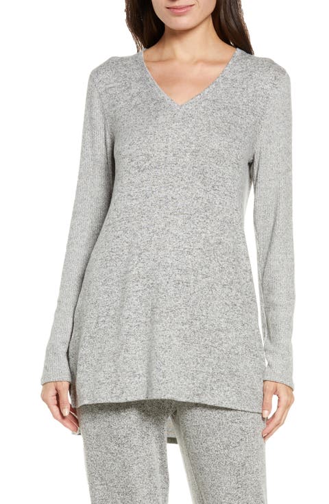 V-Neck Knit Tunic