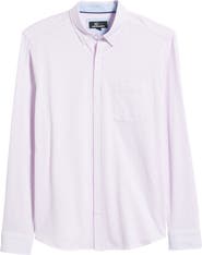 Johnston & Murphy XC Flex Pin Check Button-Up Shirt