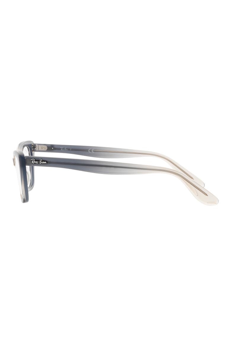 47mm Cat Eye Optical Glasses, Alternate, color, TRANSPARENT BLUE