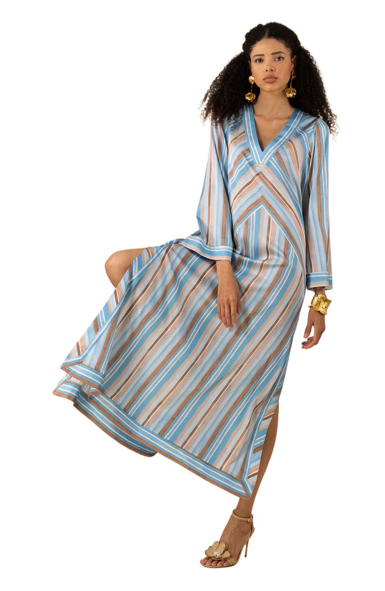 Hale Bob Hayley Charmeuse Dress, Alternate, color, 