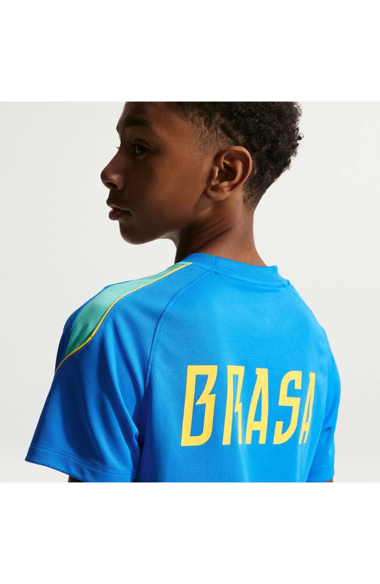 Nike Youth Nike Blue Brazil National Team 2026 Strike Dri-FIT Top, Alternate, color, Blue