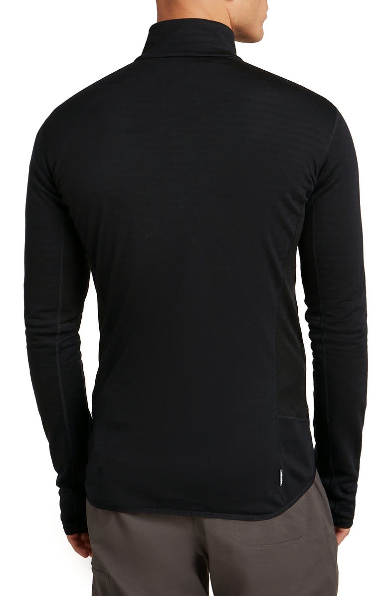 Icebreaker 300 Descender Full Zip Jacket, Alternate, color, Black