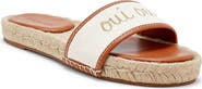 Cinq à Sept Josephine Embroidered Espadrille Slide Sandal