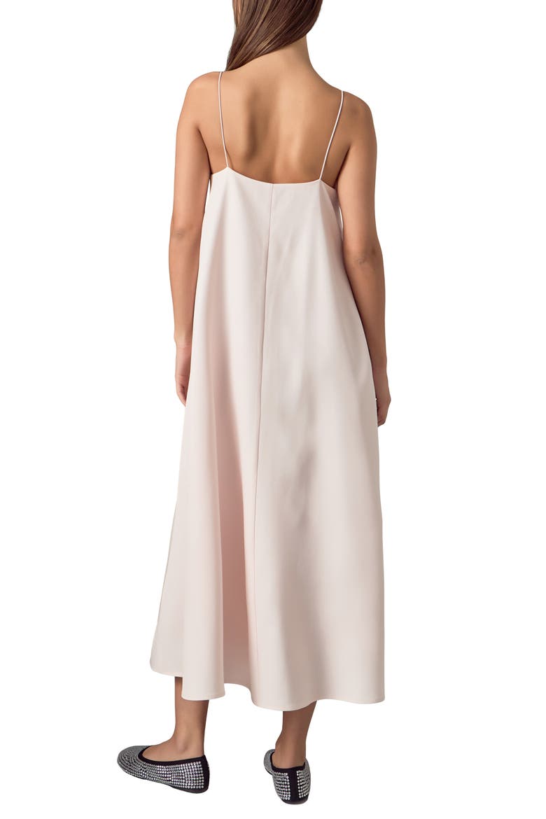 Godet Maxi Dress, Alternate, color, PINK