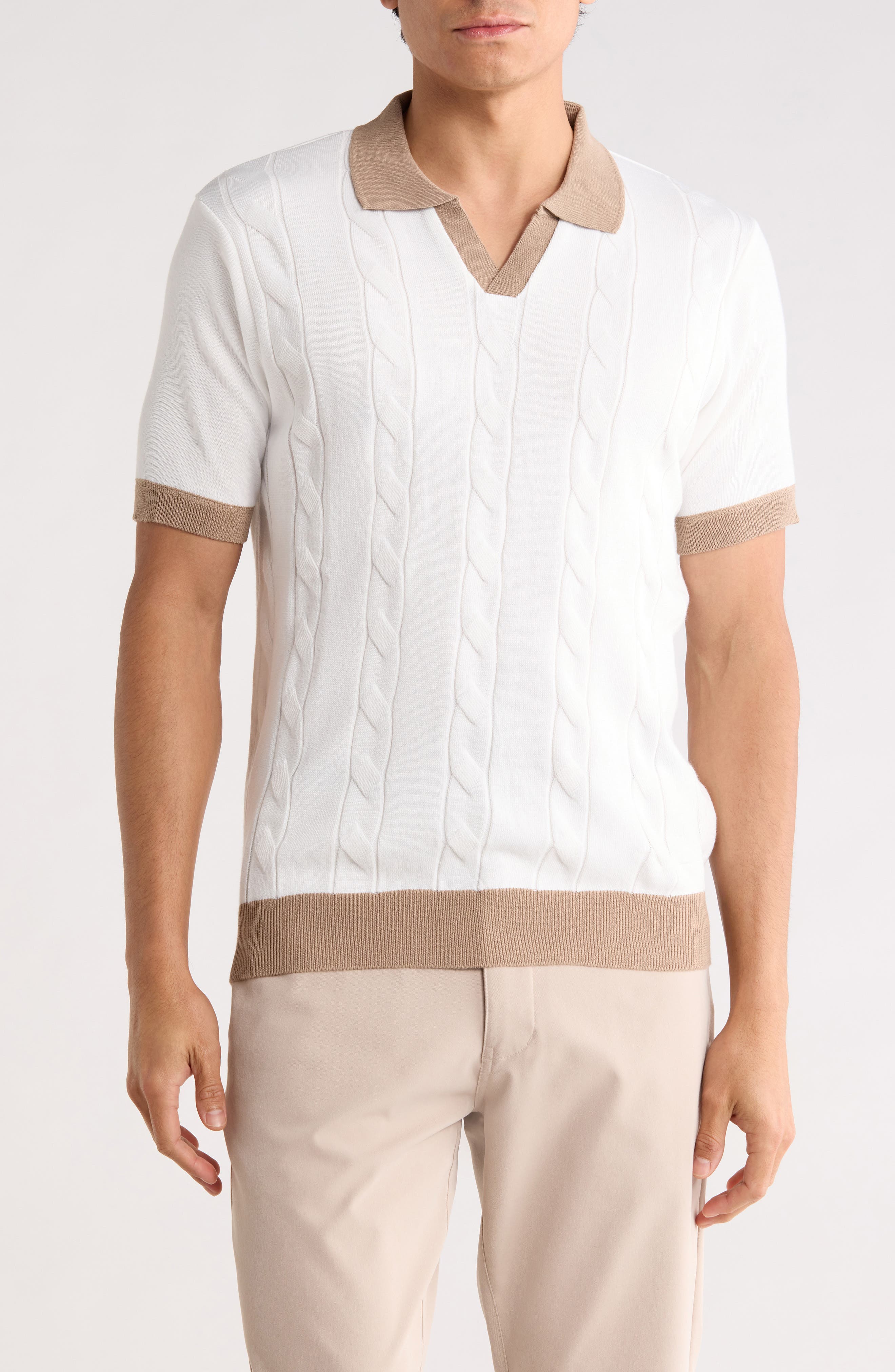 Johnny Collar Knit Polo Sweater - image 3