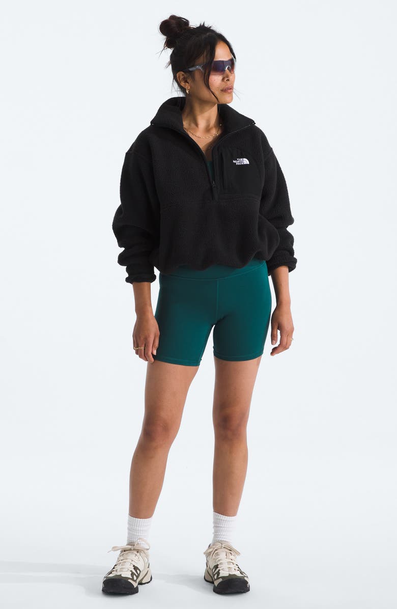 The North Face Yumiori Off Peak Recycled Fleece Pullover, Alternate, color, Tnf Black