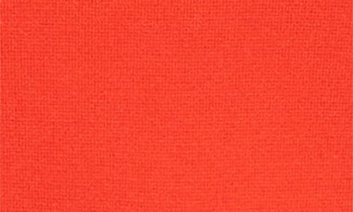 Stella Mccartney Miracle Short Sleeve Compact Knit Dress In Lipstick Red
