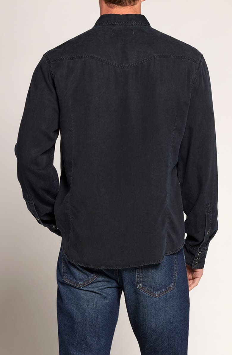 Current/Elliott Classic Western Denim Snap-Up Shirt, Alternate, color, 