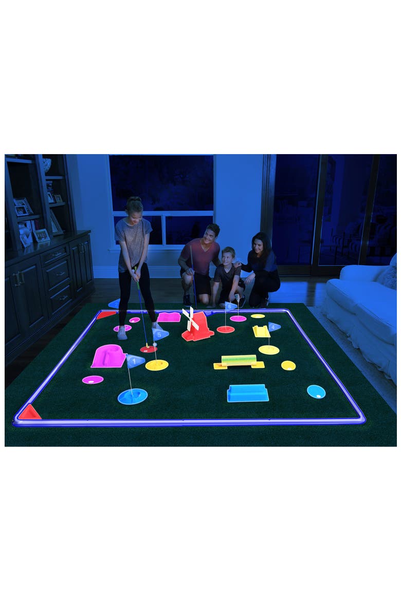 4Fun Cosmic 5-Hole Mini Golf Set, Alternate, color, MULTI