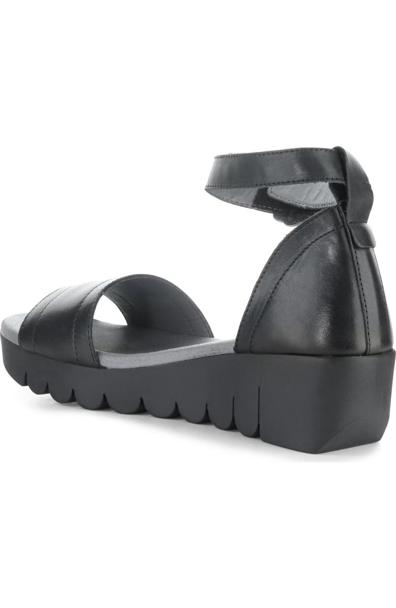Fly London Voik Ankle Strap Platform Wedge Sandal, Alternate, color, Black