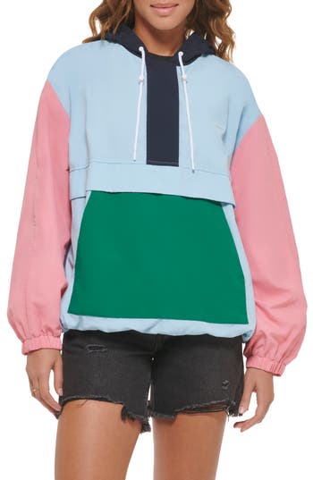 Levi's® Colorblock Hooded Popover Jacket In Multi