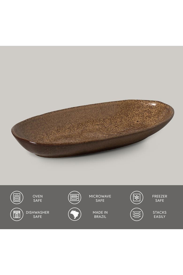 Deep Oval Platter Set of 4, Alternate, color, Dijon