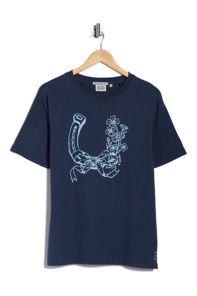 Relaxed Fit Roll Cuff Graphic T-Shirt, Alternate, color, BIG DIPPER