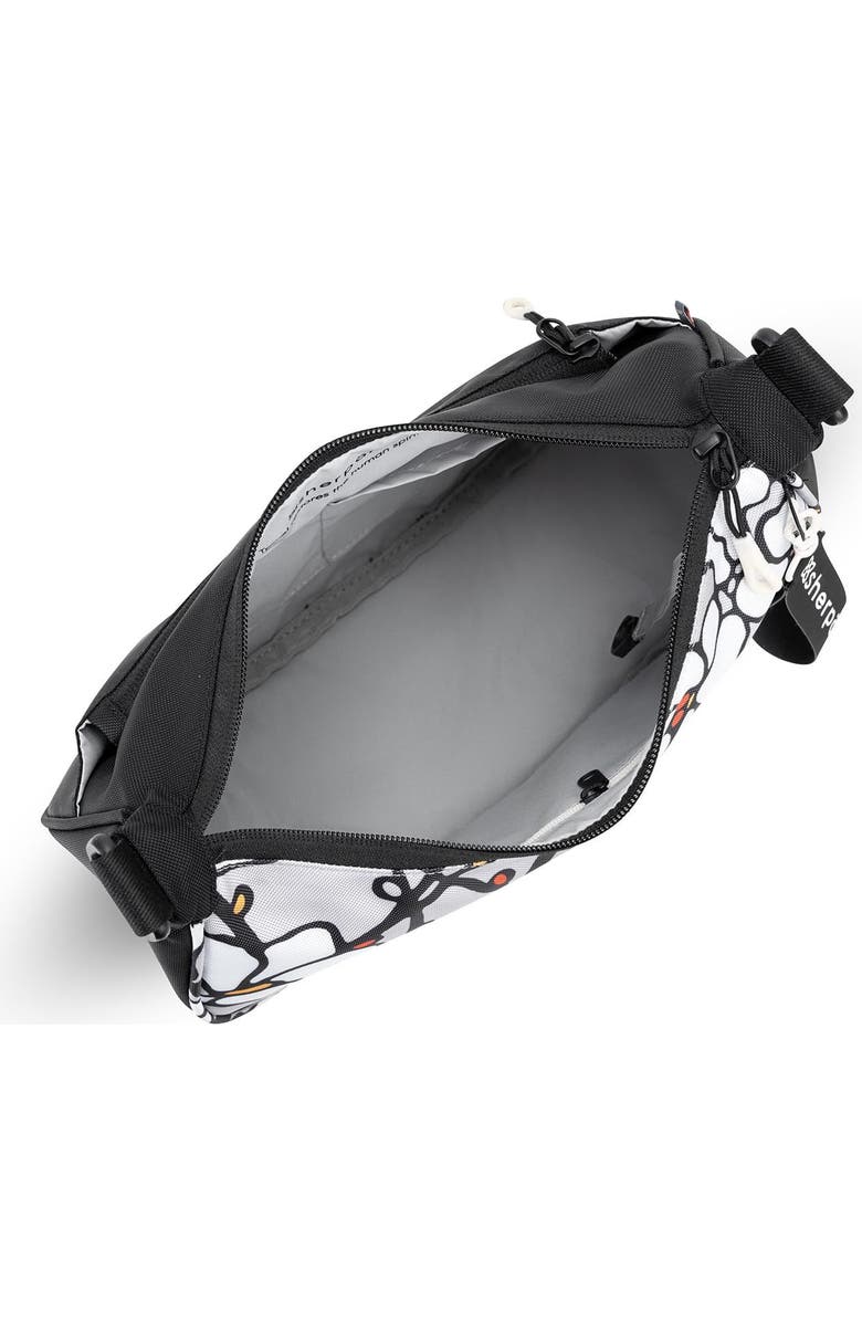 Sherpani Mina Medium Nylon Crescent Bag, Alternate, color, Magnolia